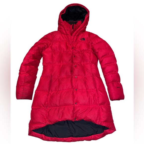 The north face 550 down red women S puffer jacket